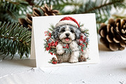 Whimsical Christmas Dog Clipart PNG, a Seasonal Illustration by Canvas Craft (Thumbnail 7 of 10)