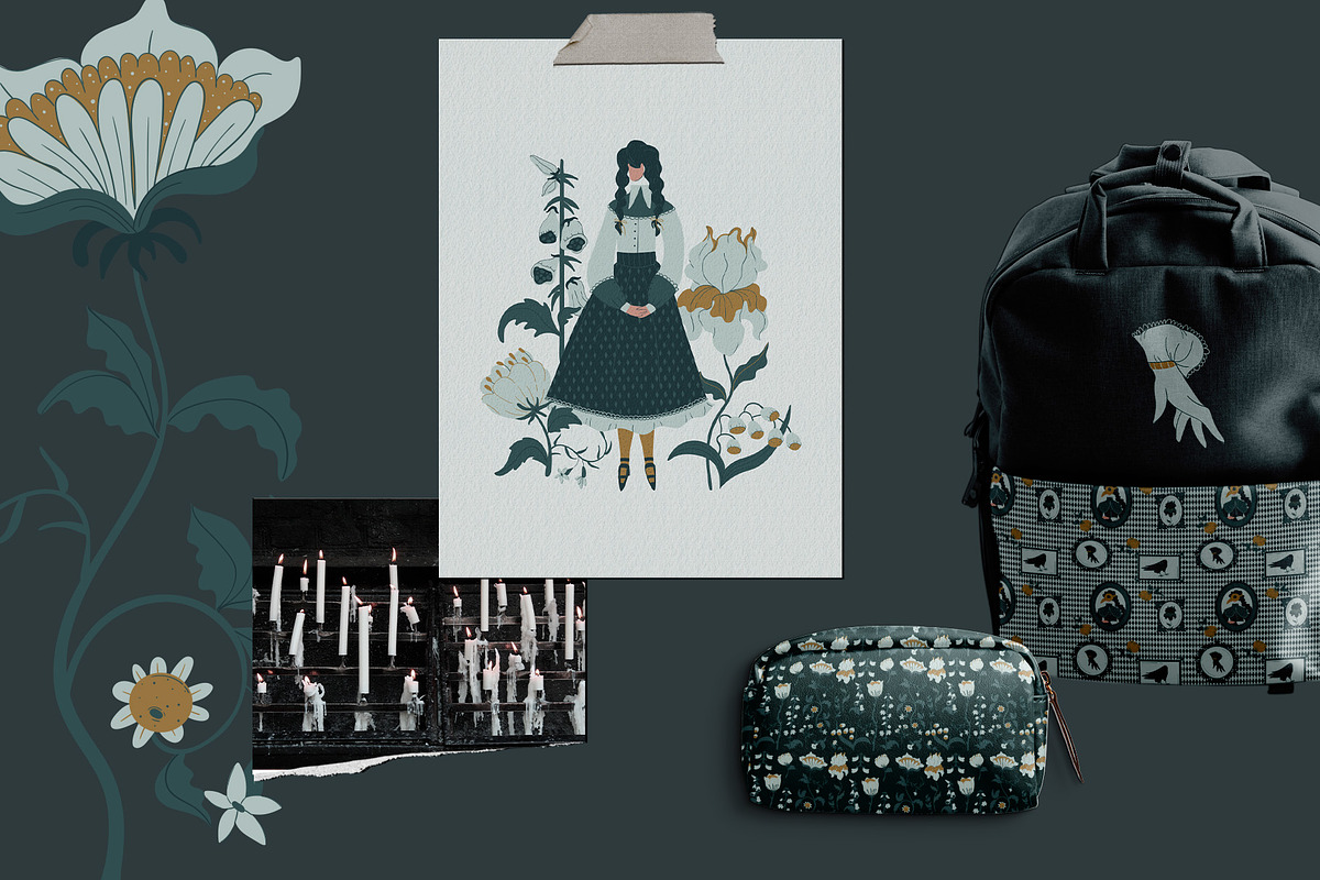 Gothic picnic, a Person Illustration by Vector Mystery (Photo 4 of 12)