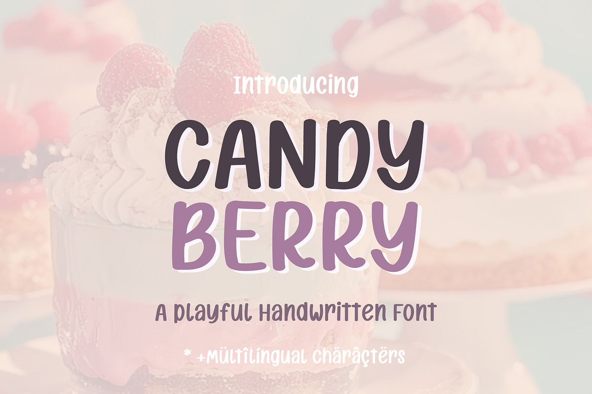Candy Berry Mixed Notes Playful Font, a Handwritten Font by Mastilo Designs (Photo 1 of 7)
