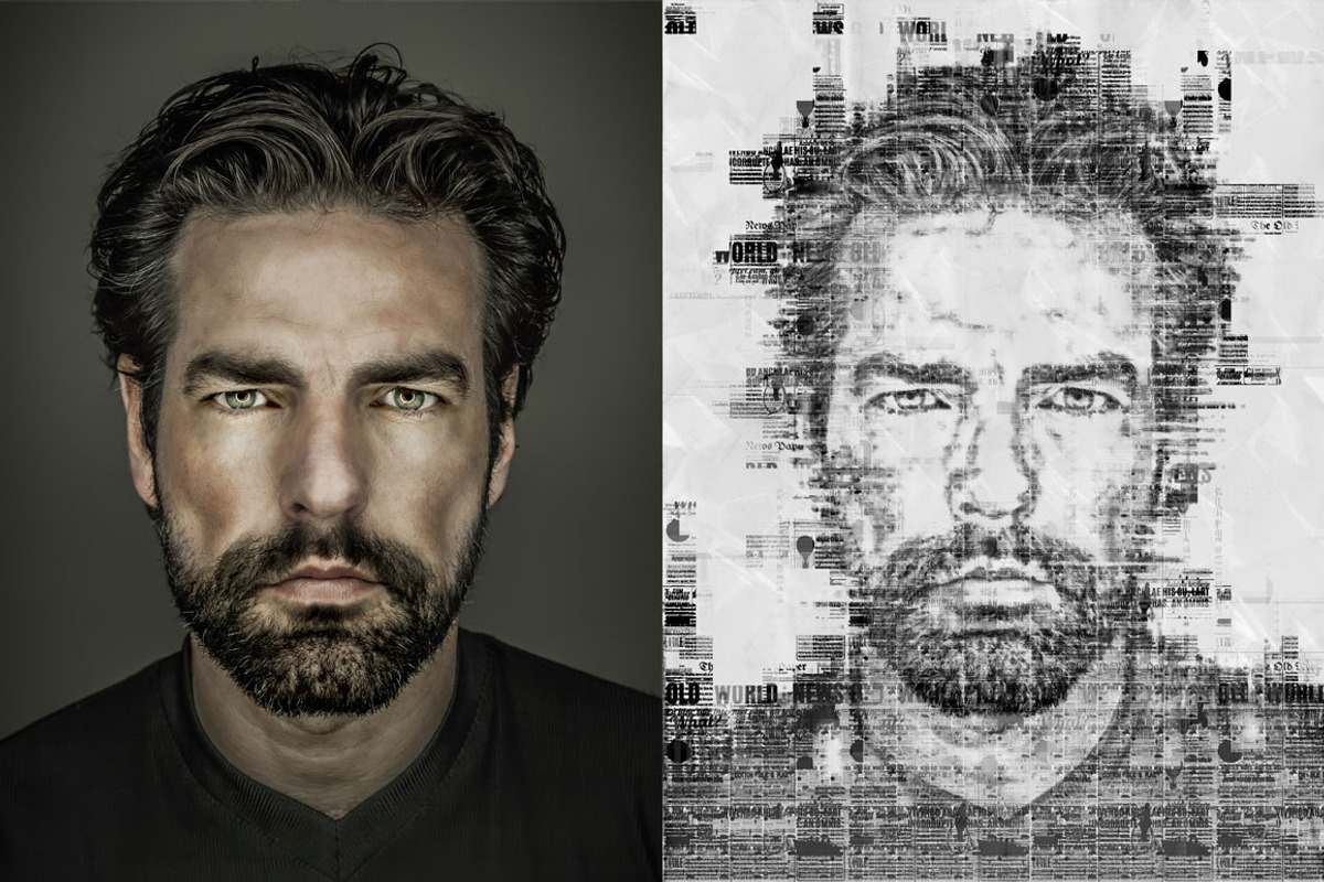 NewsPrint Photoshop Acion, an Action Add-On by designvillage (Photo 6 of 7)