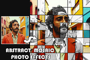 Abstract  Mosaic  Photo Effects, a Layer Style Add-On by 3d_model_tifotizi (Thumbnail 1 of 2)