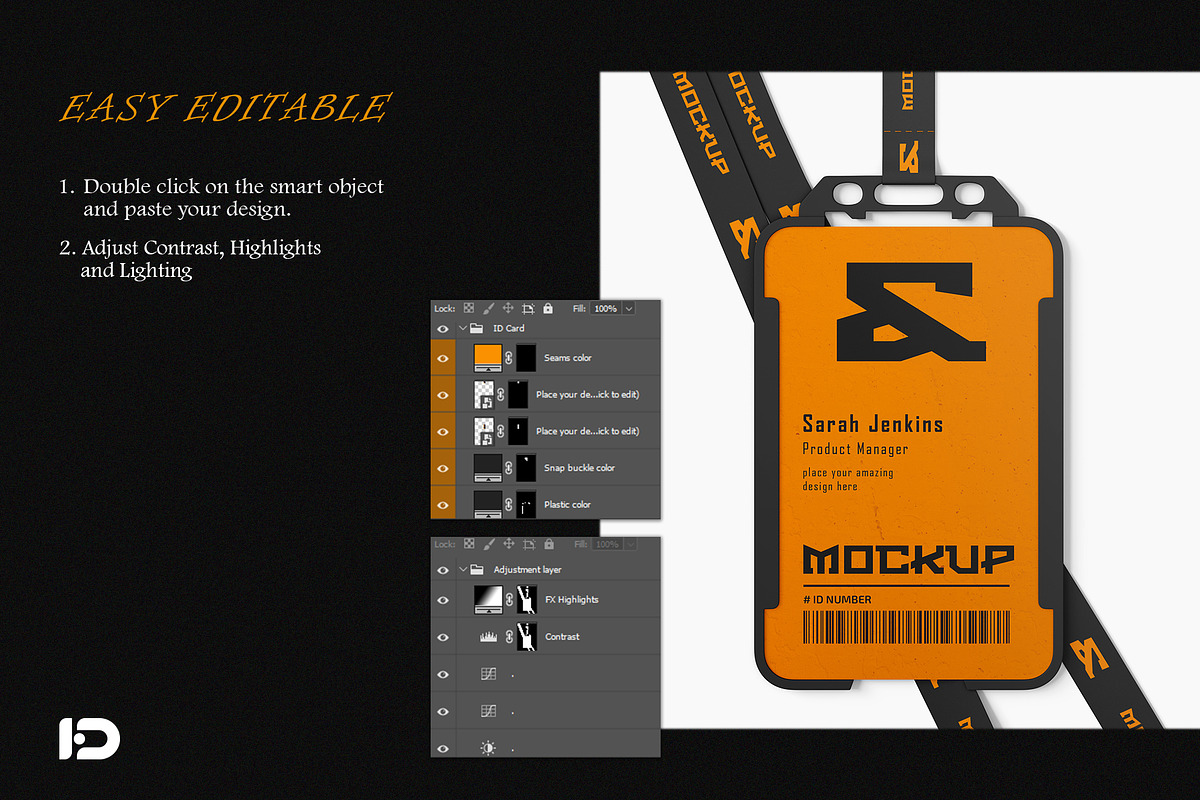 ID Card Mockup Set, a Product Mockup by ForgeDesign (Photo 3 of 6)