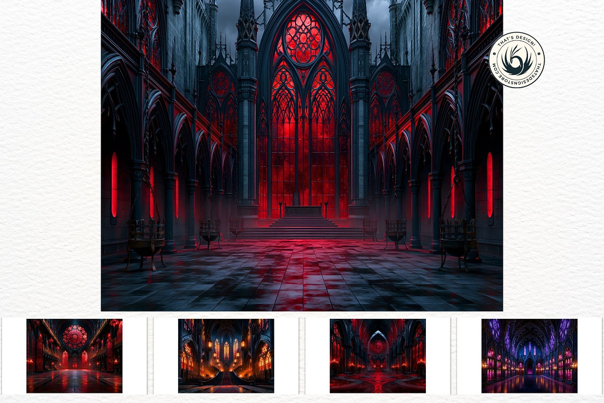 Glassborn Court Stained Backdrops, a Background Graphic by ThatsDesignArt (Photo 13 of 15)
