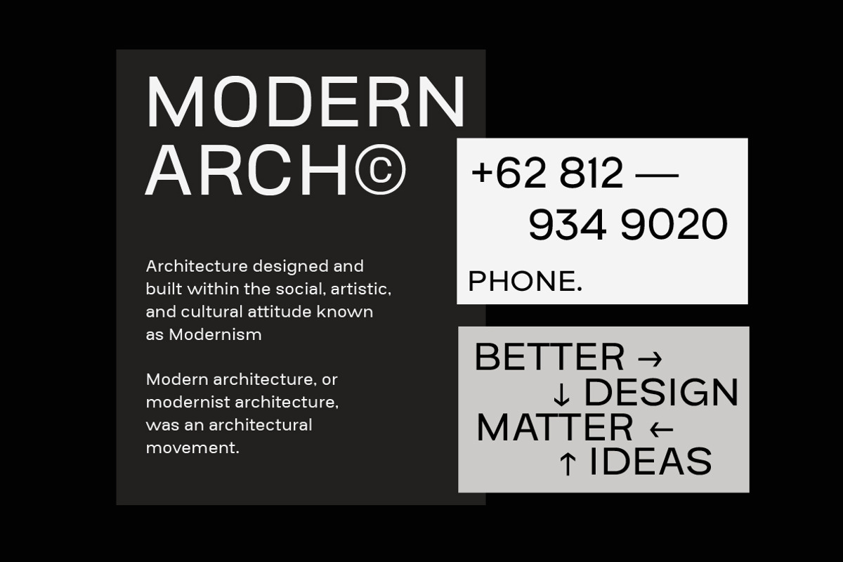 Conigen Modern Sans Serif, a Sans Serif Font by Yukita Creative (Photo 6 of 12)