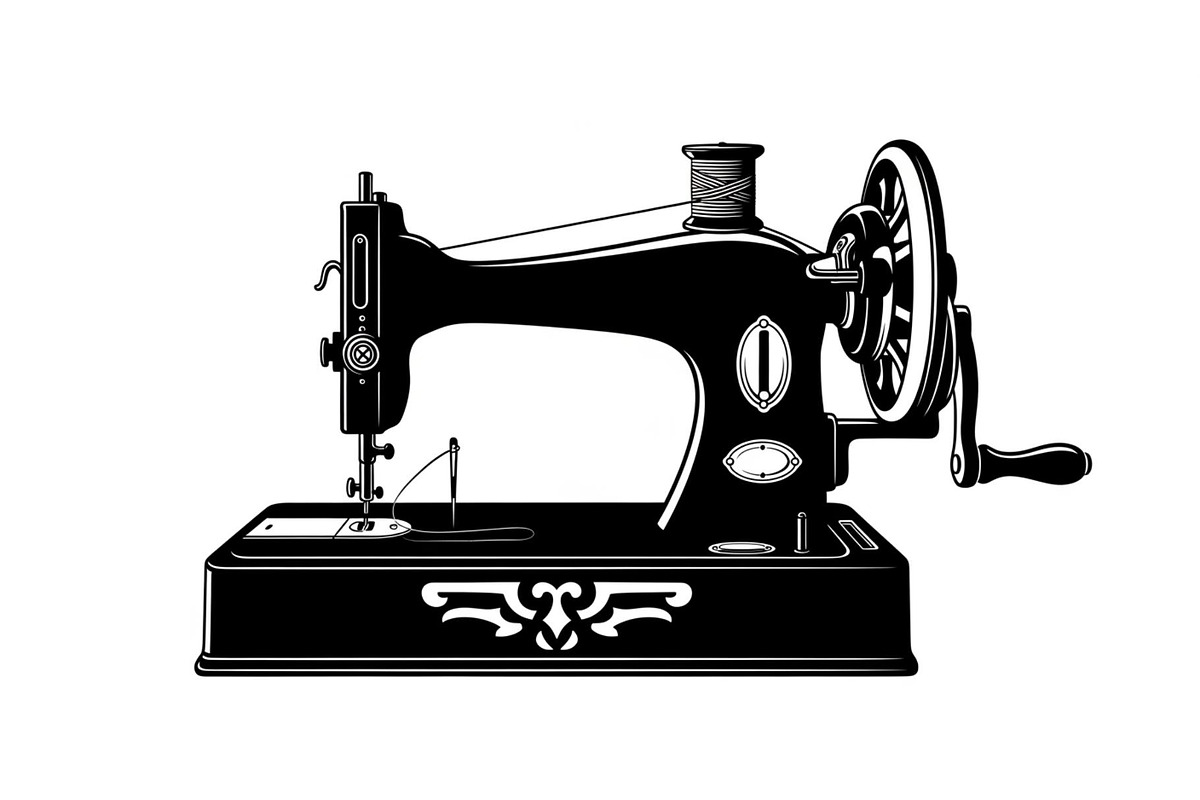 Vintage Sewing Machine Bundle, an Illustration by yasushie (Photo 11 of 31)