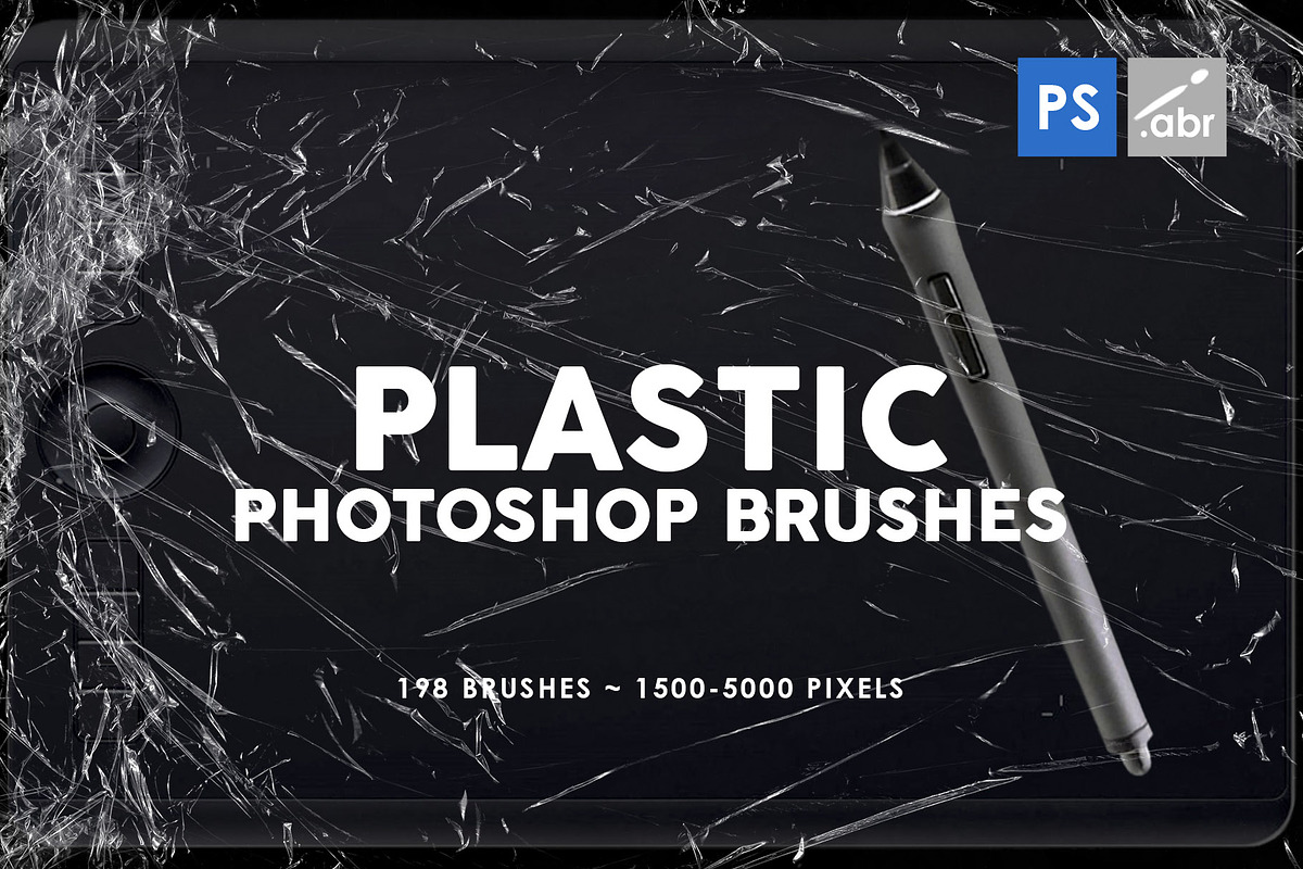 198 Plastic Photoshop Brushes, a Brush Add-On by ArtistMef (Photo 1 of 11)