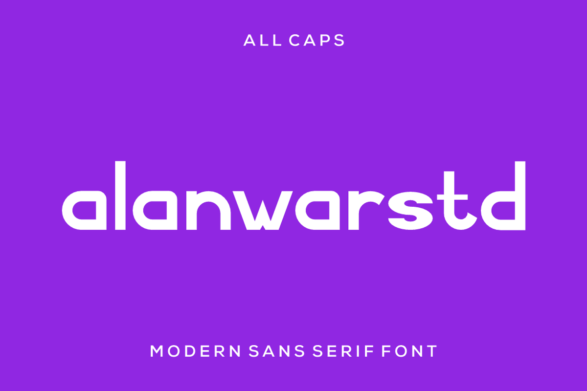 Gogon modern sans serif font, a Sans Serif Font by alanwarstd (Photo 3 of 5)