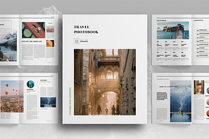 Travel Photobook Brochure Template