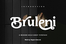 Bruleni - Modern Bold Font
