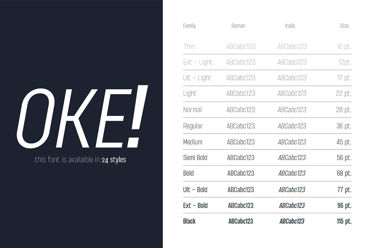OKE! Sans Family ( Variable Fonts ), a Sans Serif Font by Paperwitch (Photo 2 of 15)