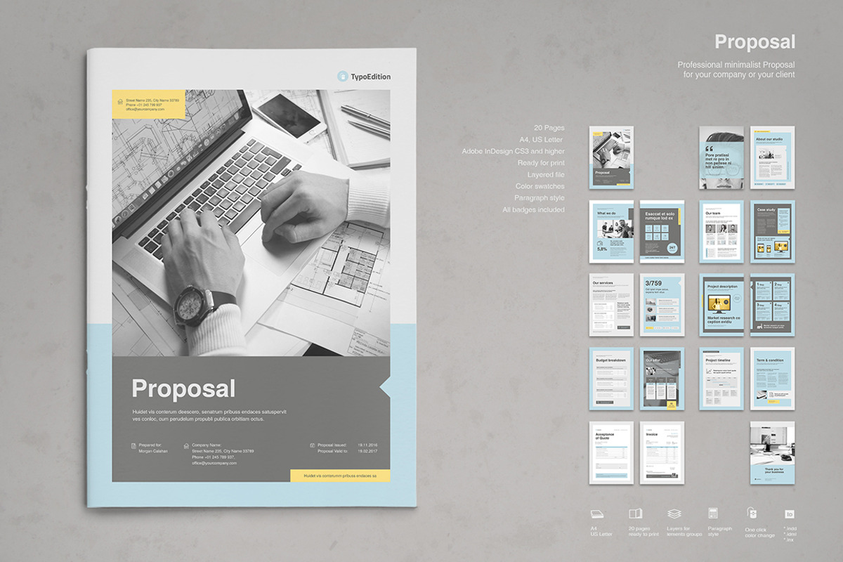 Professional Proposal, a Brochure Template by TypoEdition (Photo 1 of 4)
