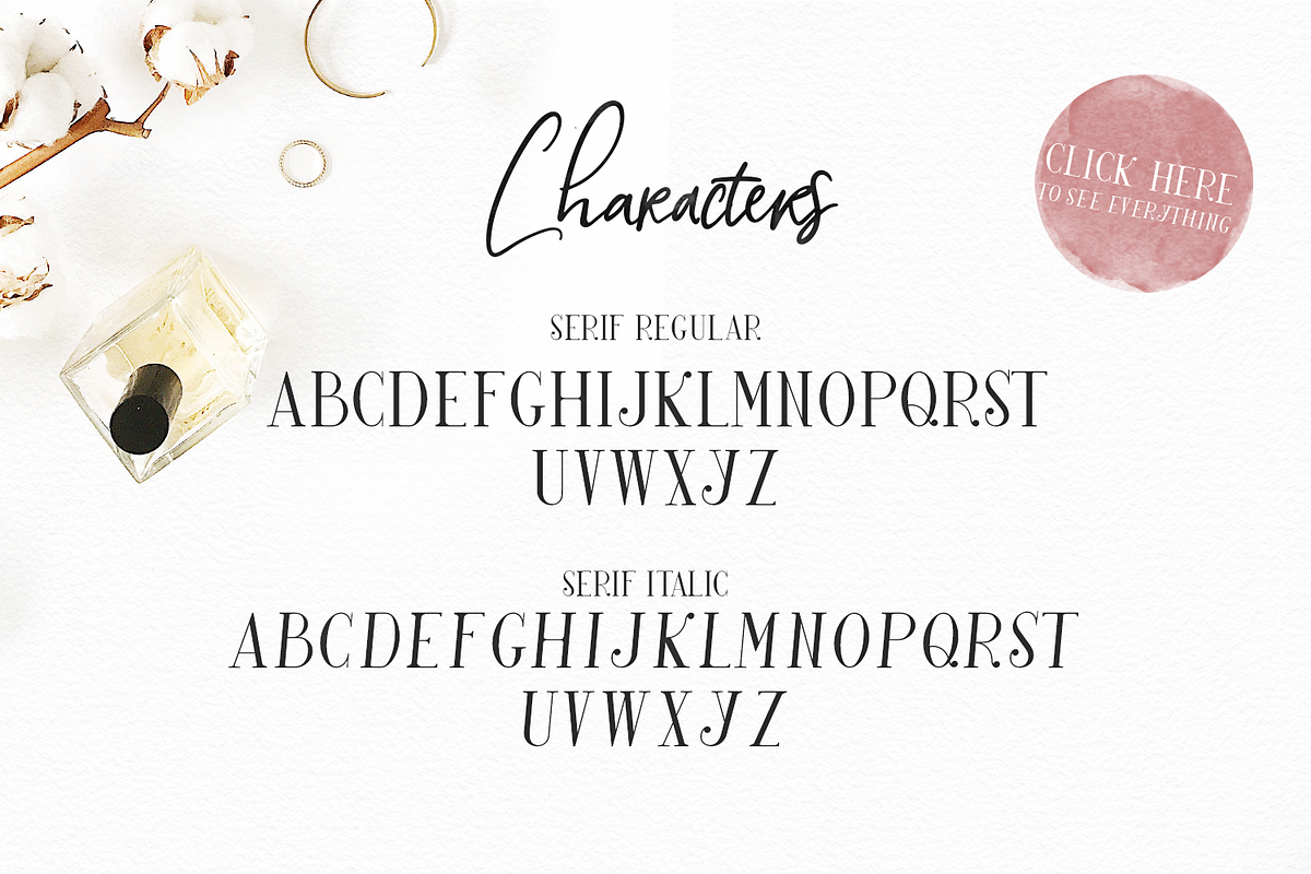 My Beloved ~ Script & Serif Font, a Script Font by Chantal Nijhof (Photo 16 of 16)