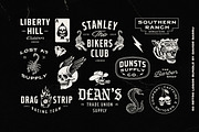 50 Retro logos Bundle, a Branding & Logo Template by Davide Bassu (Thumbnail 9 of 12)