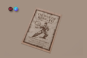 The Way Of Kung Fu Flyer Template, a Stationery Template by Creatiya Type (Thumbnail 1 of 3)