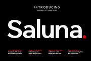 Saluna - Minimalist Sans Serif, a Sans Serif Font by Say Studio (Thumbnail 1 of 15)