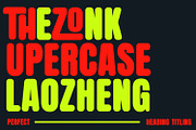 Laozheng Uppercase Display Font, a Sans Serif Font by Maulana Creative (Thumbnail 5 of 7)