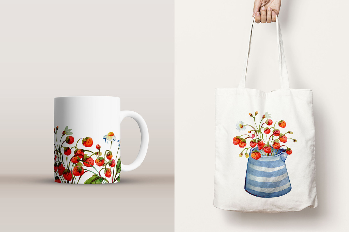 Wild Strawberries, cottage style, an Illustration by swiejko (Photo 6 of 6)