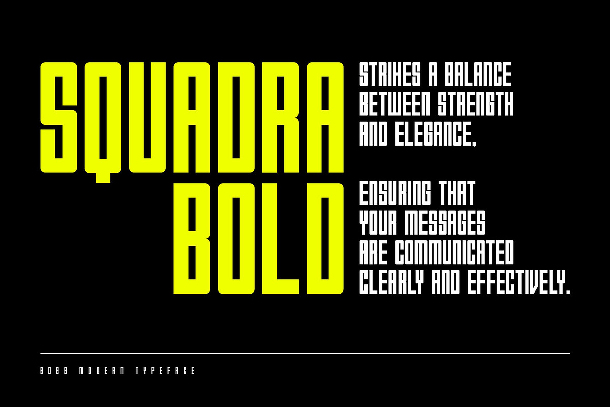 Squadra, a Sans Serif Font by Lemockup (Photo 5 of 14)