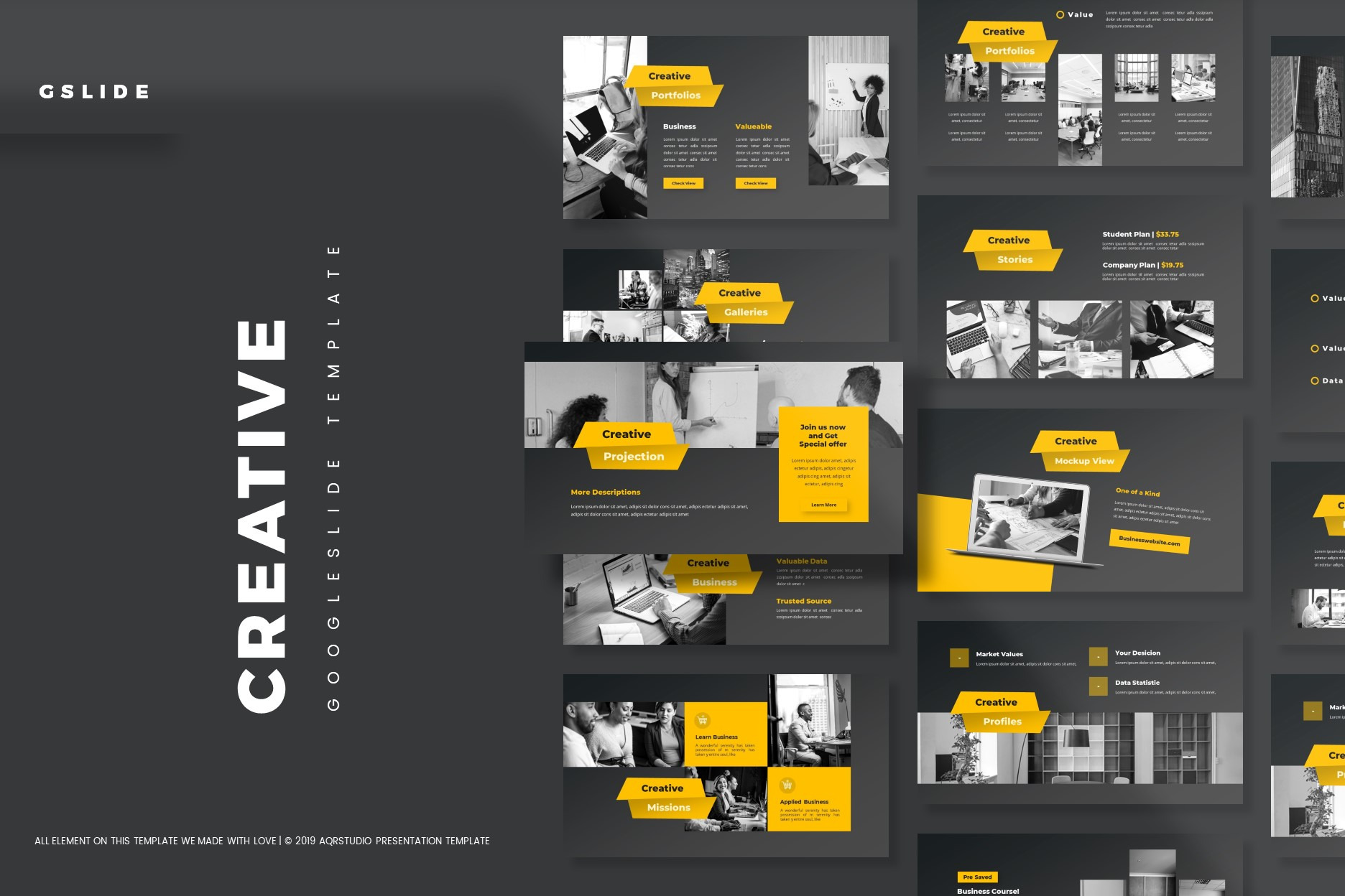 Creative - Google Slides Template, a Presentation Template by AQR ...