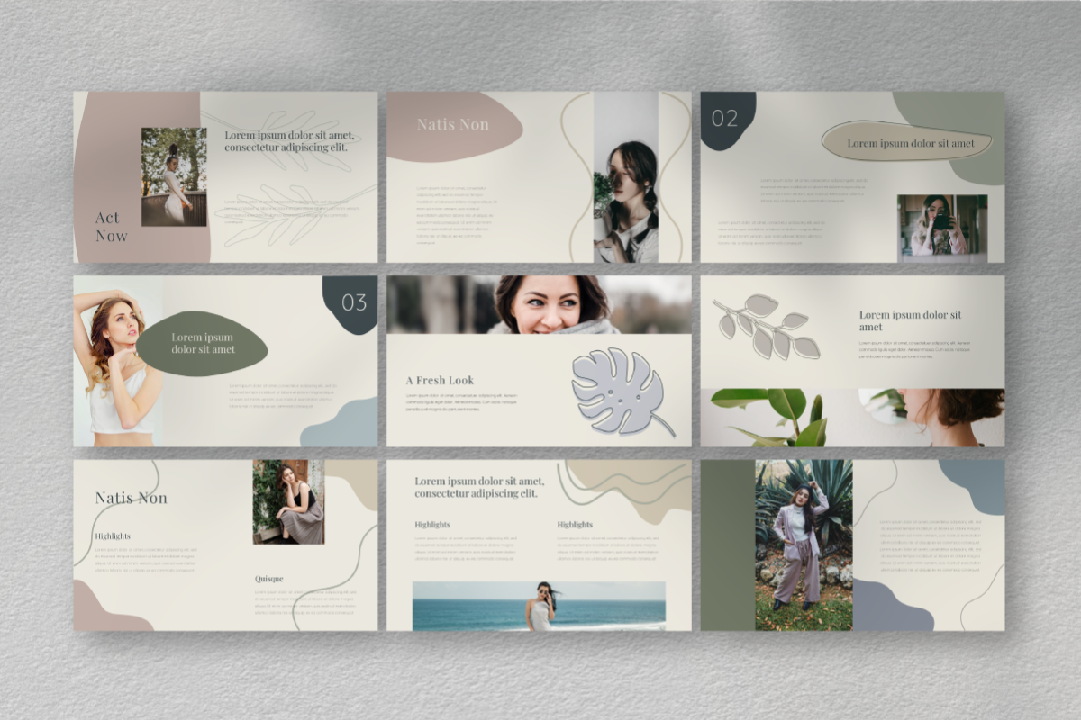 Natis Google Slide Template, a Presentation Template by Inkofert (Photo 5 of 11)
