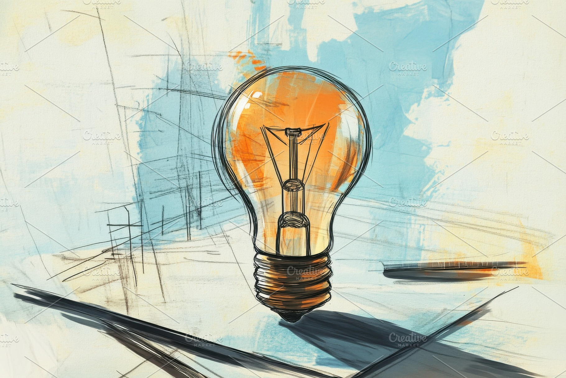 Conceptual sketch illustrating inter, a Photo by Iftikhar Alam