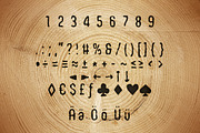 WoodBurn. Handcrafted Font, a Sans Serif Font by Cosmic Store (Thumbnail 5 of 6)