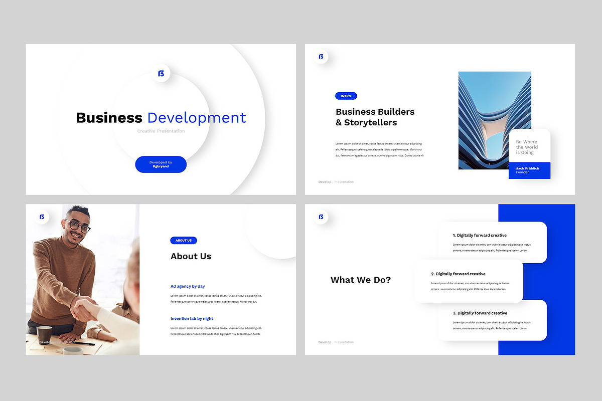 Develop - Business Clean Keynote, a Presentation Template by rgbryand