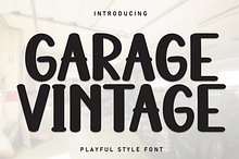Garage Vintage | Script Font