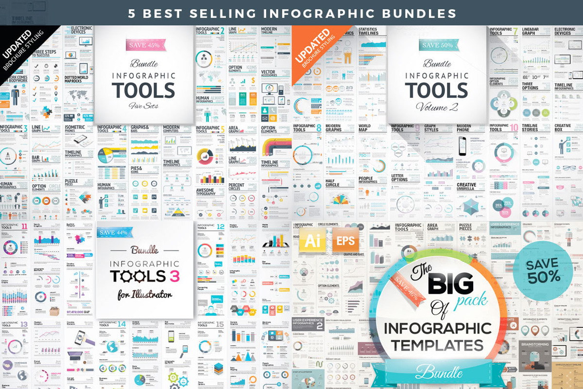 [82% Off] Infographic Mega Bundle, a Work Illustration by Infographic Template Shop (Photo 3 of 10)