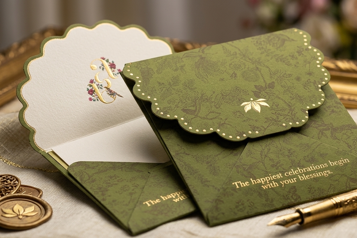 Luxury Botanical Wedding Invitations, an Invitation Template by OORH Designs (Photo 2 of 4)