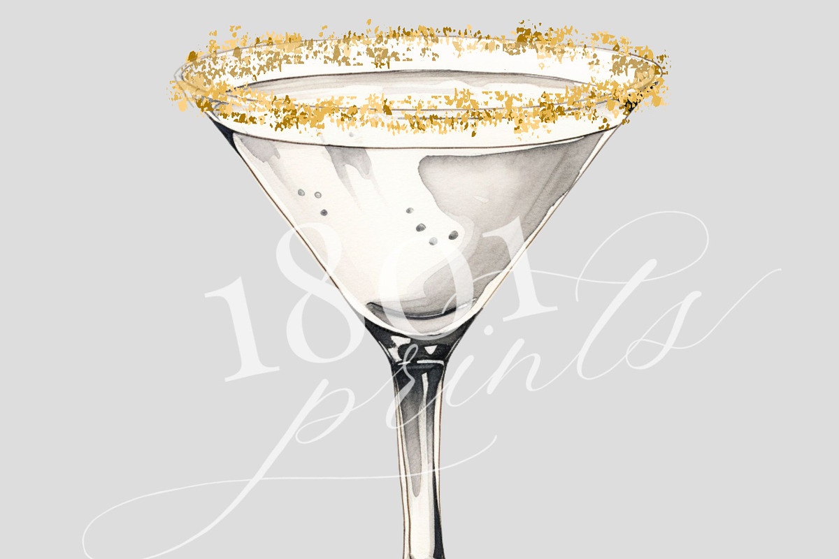 Holiday Cream Martini Cocktail, an Illustration by 1801Prints (Photo 2 of 4)