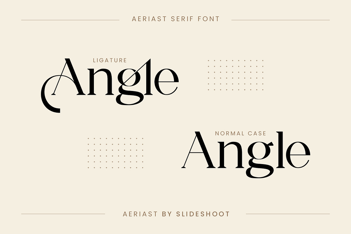 Aeriast Serif Font, a Serif Font by Idea Studio (Photo 6 of 12)