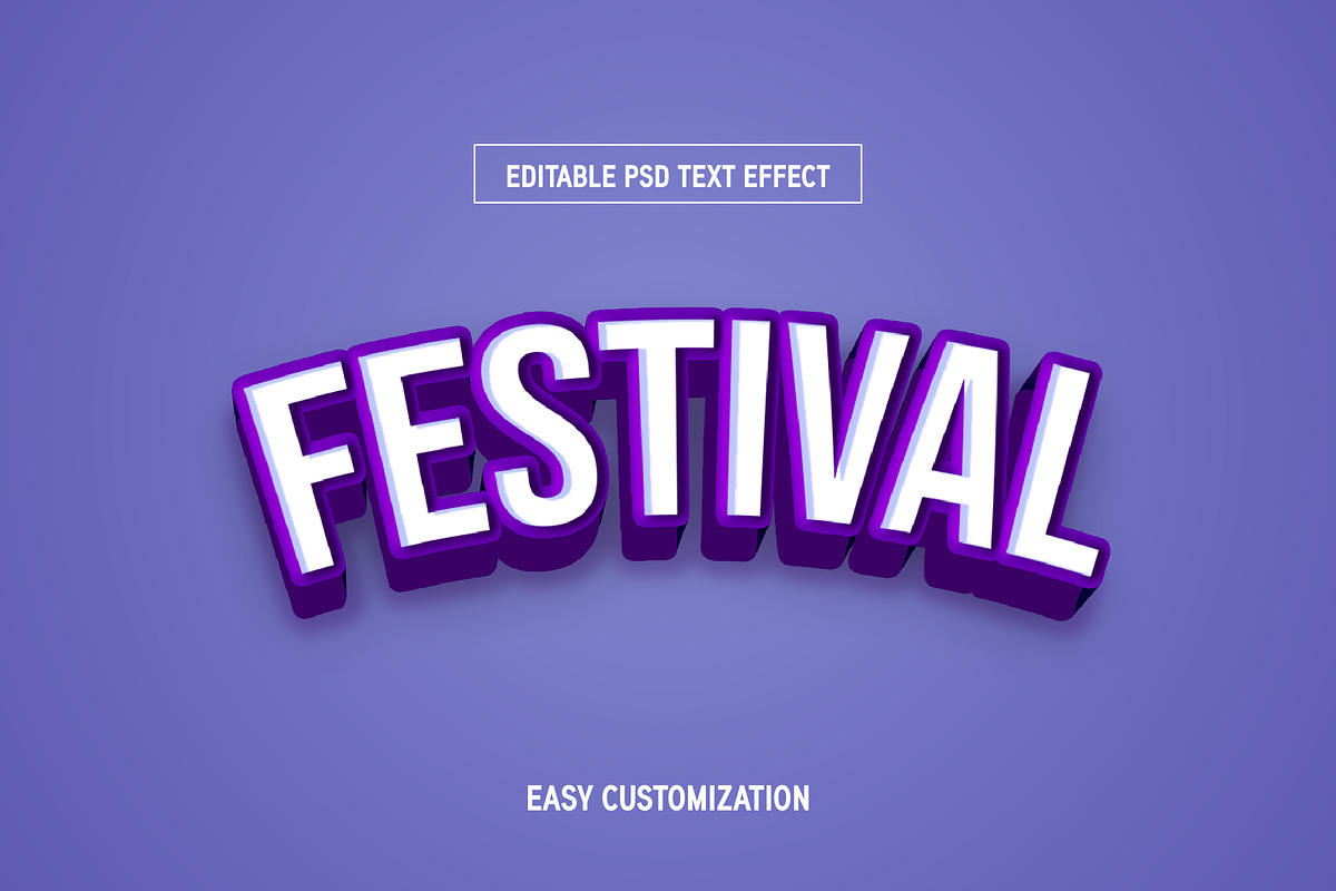Carved Layered 3D Text Effect