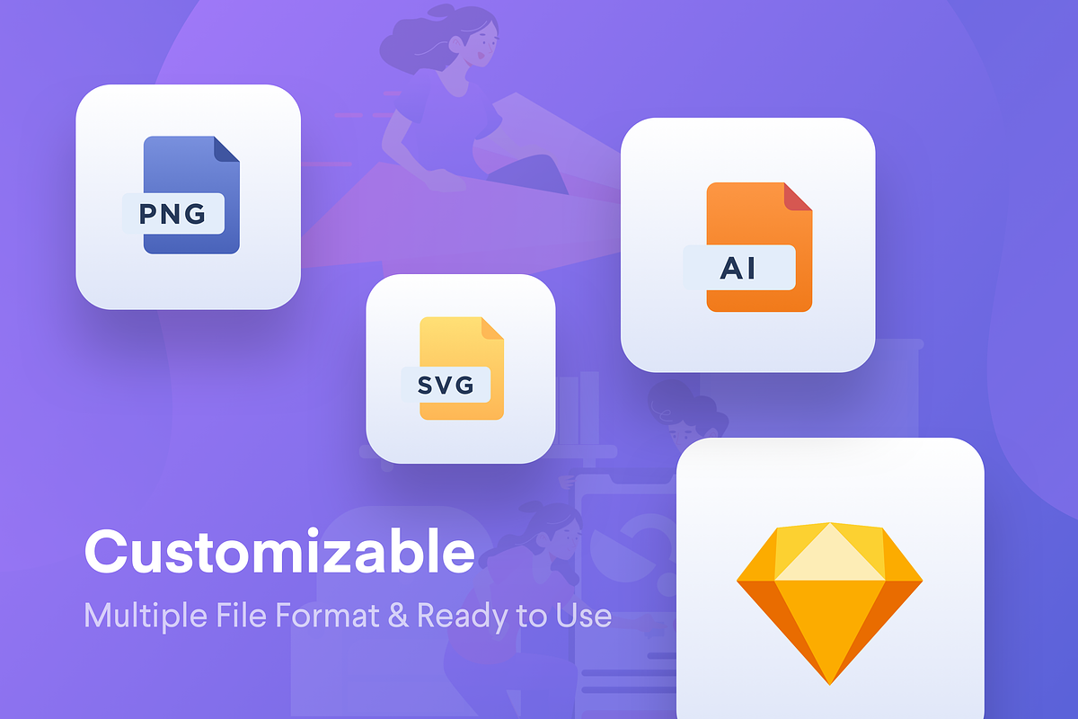 Start Up Illustration Kit, a Templates & Theme by Designspace (Photo 2 of 5)