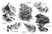 Procreate, landscape design kit, a Brush Add-On by Studio.Valhalla (Thumbnail 6 of 8)
