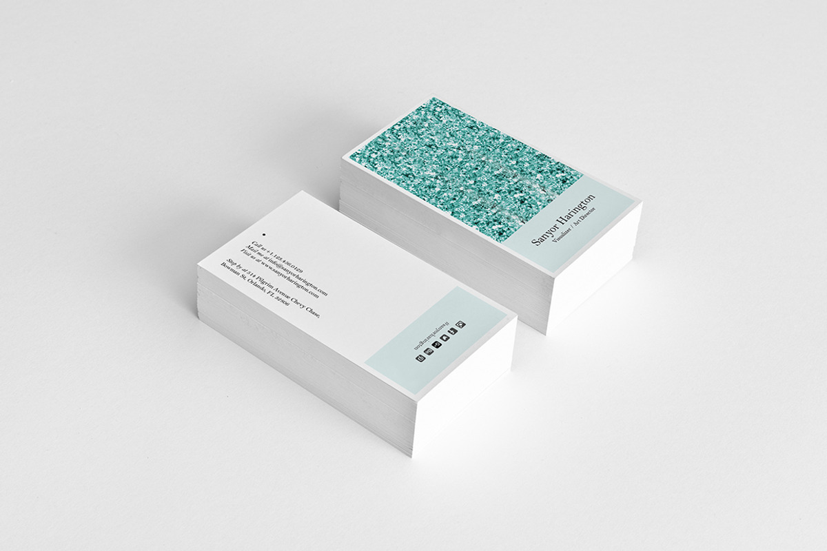Minimal Creative Business Card, a Business Card Template by GraphicsEgg (Photo 3 of 3)