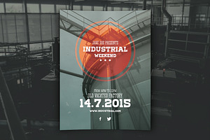 Industrial Flyer PSD Template