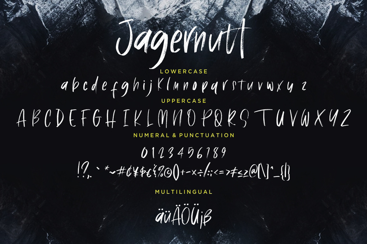 Jagernutt Brush Business Font preview 7
