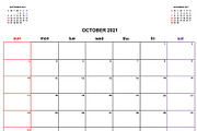 Calendar Planner 2021, a Flyer Template by art789 studio (Thumbnail 10 of 13)