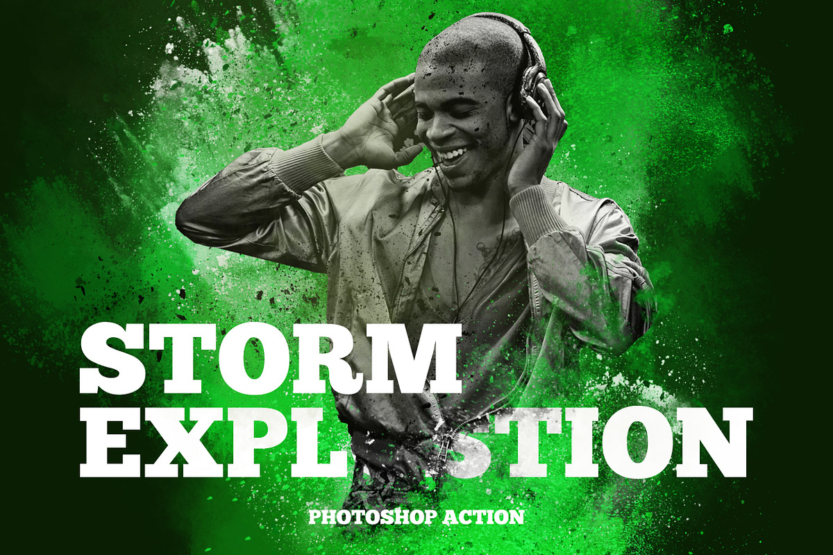 4 Photoshop Actions Bundle, an Action Add-On by iHemalaya