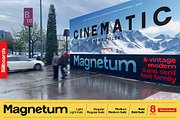 Magnetum - Sans serif font family, a Sans Serif Font by Artistic & Unique (Thumbnail 14 of 15)