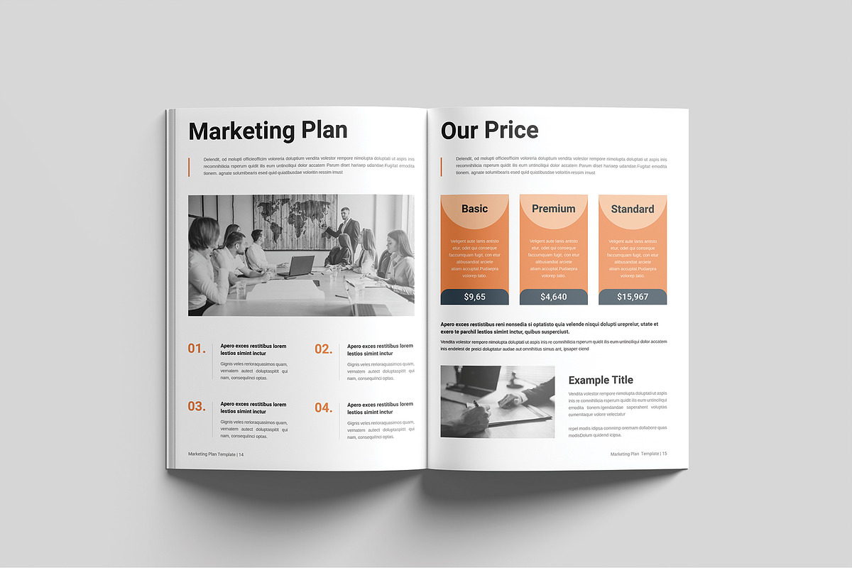 Marketing Plan Template, a Brochure Template by Cleffon_Graphic_Studio (Photo 8 of 9)