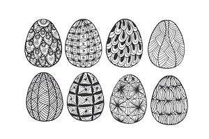 Easter eggs set