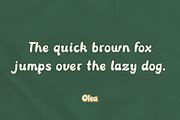 OLEA by Abby Leighton, a Font by Abby Leighton Studio (Thumbnail 3 of 4)