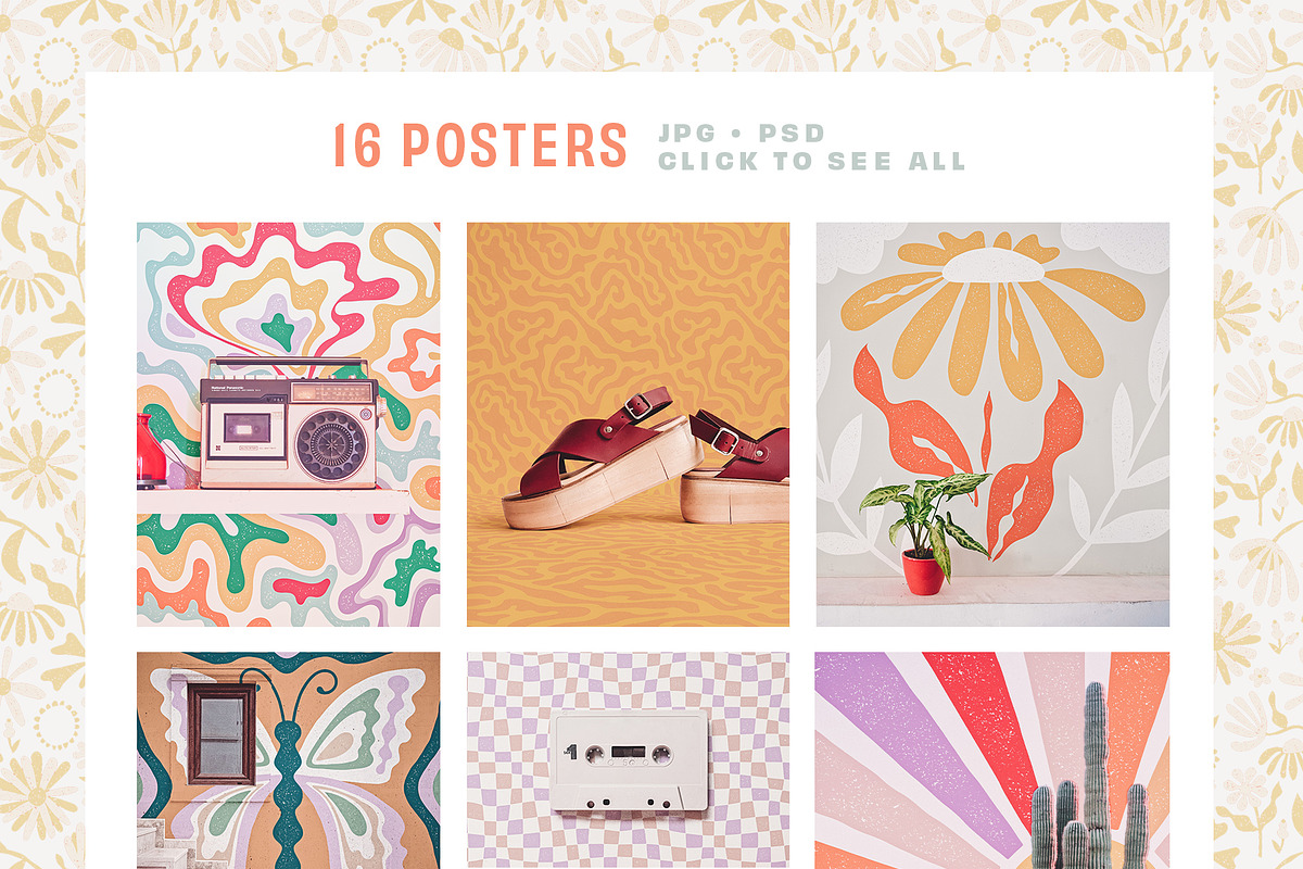 GROOVY Patterns & Backgrounds, a Pattern Graphic by Anugraha Design (Photo 7 of 9)