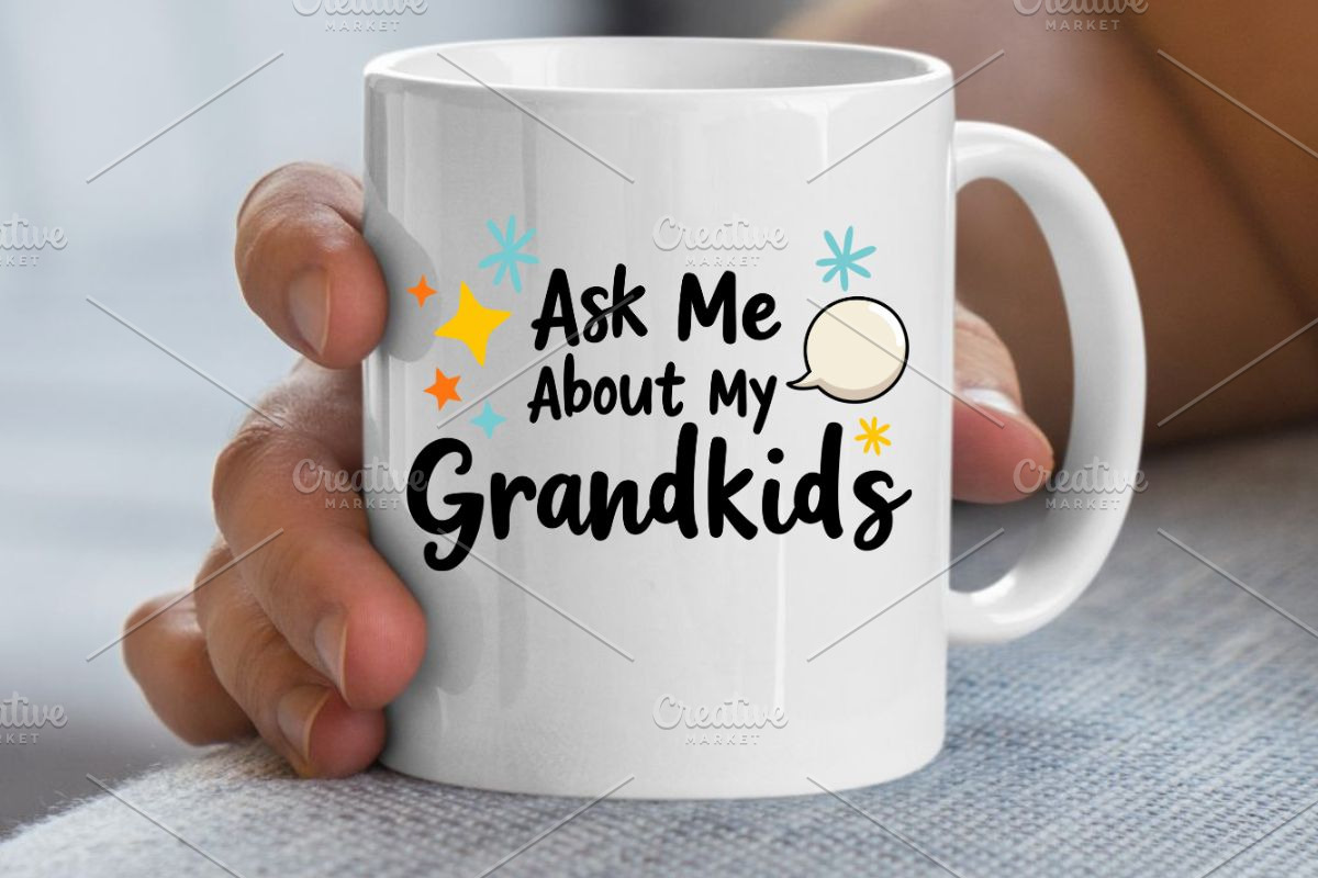 Ask Me About My Grandkids SVG, an Illustration by Awieee1 (Photo 3 of 4)