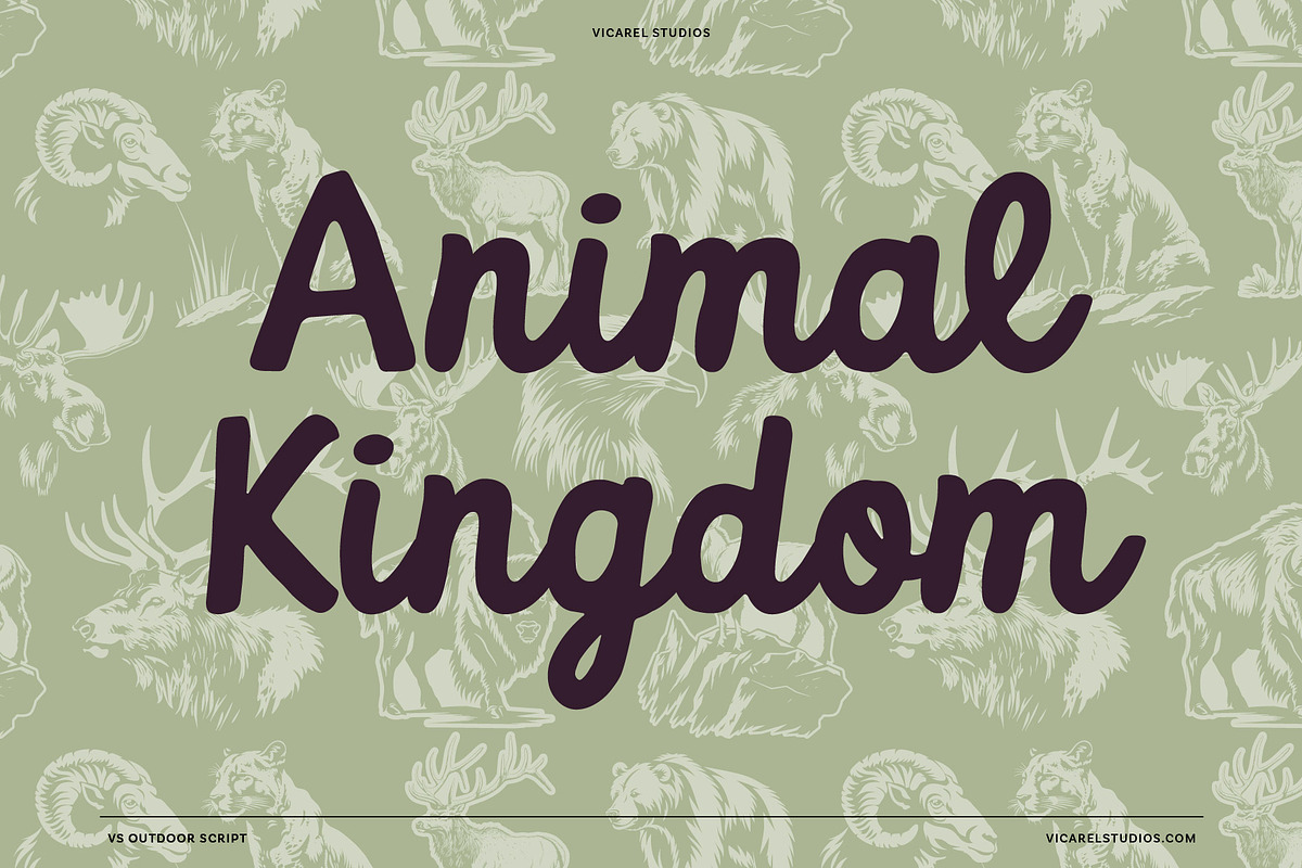 Outdoor Script | National Park Font, a Script Font by Vicarel Studios (Photo 9 of 27)