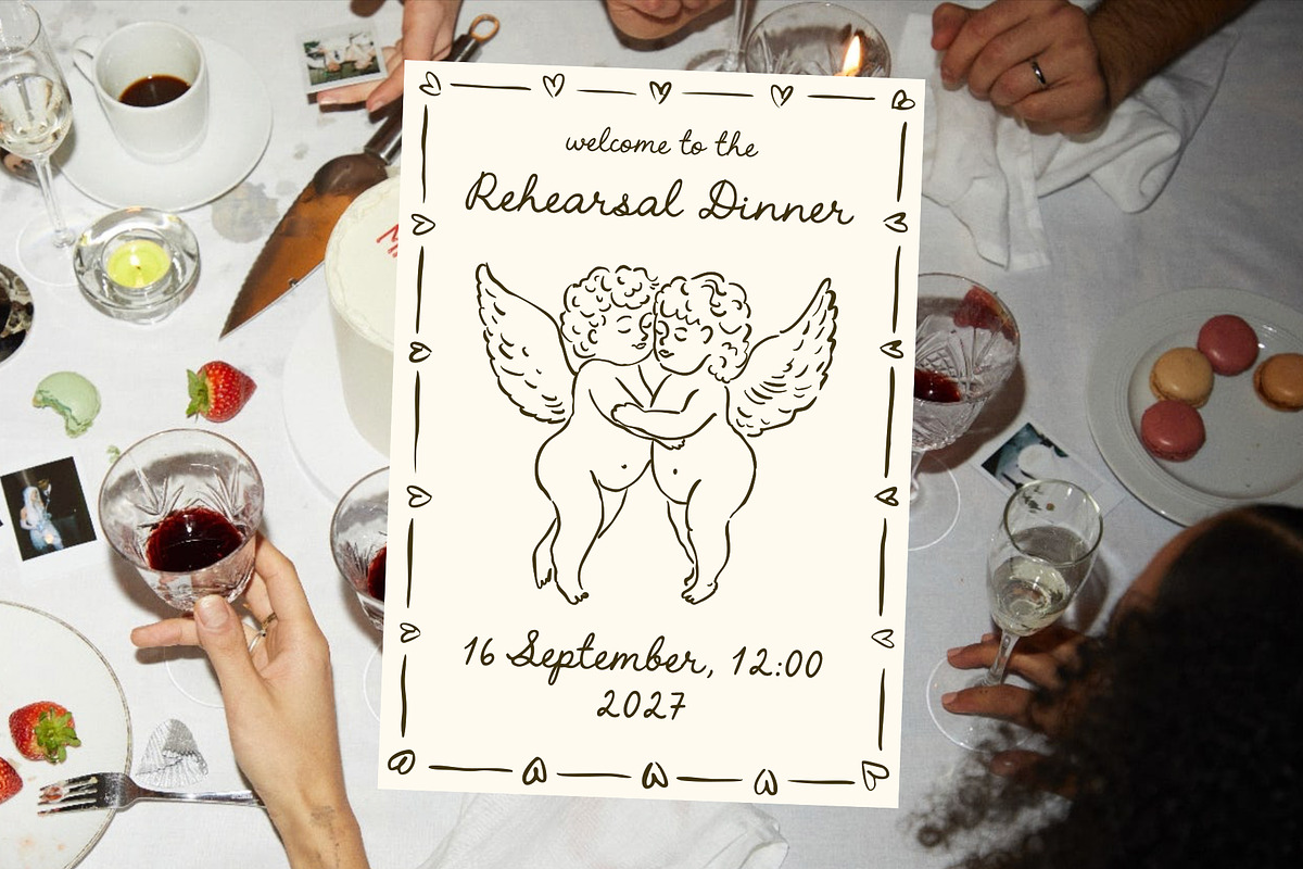 Whimsical Wedding SVG Illustrations, an Object Graphic by Ayya Studio (Photo 8 of 12)