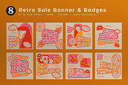 Pink Retro Fashion Sale Banner, an UI Kit Template by graphicook (Thumbnail 1 of 5)