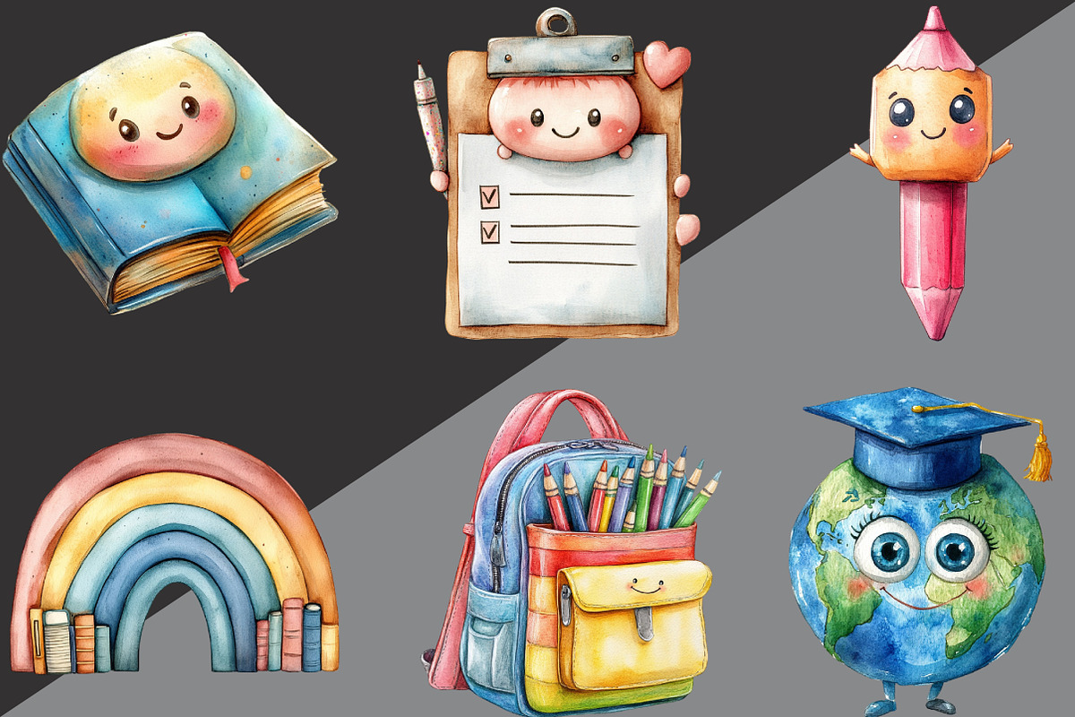 Cute Back To-School Sublimation, an Illustration by Black Bird Studio (Photo 2 of 6)